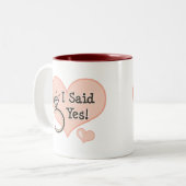 J'ai dit oui la tasse de fiançailles (Devant gauche)