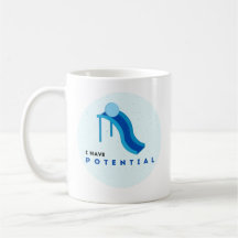 'J'ai du potentiel' Café Mug