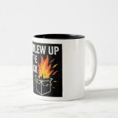 J'Ai Éclaté La Boîte À Café Mug (Devant droit)