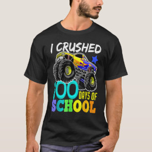 J'ai écrasé 100 jours de TShirt Scolaire Garçons M