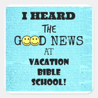 J'ai entendu le Sticker Carré Good News