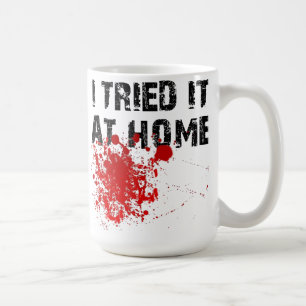 J'ai essayé à la maison Tasse de voyage drôle