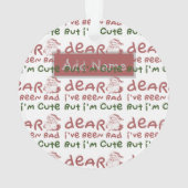 J'ai été mauvais mais je suis mignon premier rose (dos)