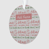 J'ai été mauvais mais je suis mignon premier rose (devant)