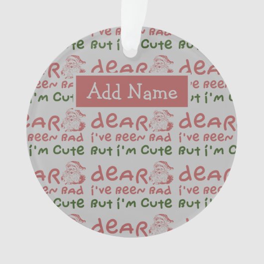 J'ai été mauvais mais je suis mignon premier rose (devant)