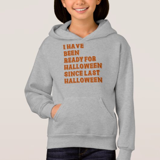 J'ai été prêt pour Halloween (Devant)