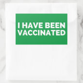 J'Ai Été Vacciné Étiquette (Sac)