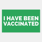 J'Ai Été Vacciné Étiquette (Devant)