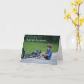 J'ai eu un accident. Cartes pour notes d'accidents (Fleur jaune)