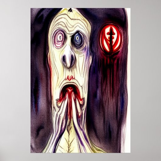 J'ai eu un cauchemar | AI Art Poster (Devant)