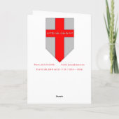 « J'ai faim, les amis. » Carte d'anniversaire (Dos)