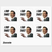 J'AI FAIT ÇA - Stickers Carrés de 3 pouces de News (Feuille)