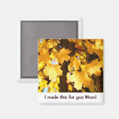 J'ai fait ceci pour vous ! aimants Feuilles d'auto (Recto/Verso)