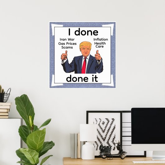 J'ai Fait J'ai Fait Ça Affiche (Bureau à domicile)