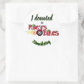 J'ai fait un don au Étiquette à vélos de Riley (Sac)