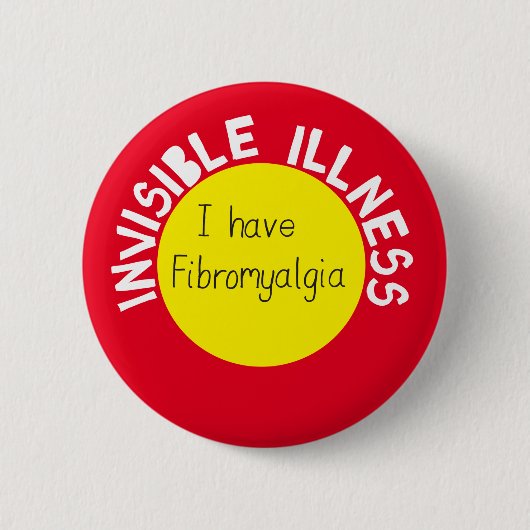 J'ai Fibromyalgia épingle badge sensibilisation fi (Devant)