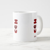 J'ai flou U Jumbo Mug (Devant droit)