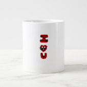 J'ai flou U Jumbo Mug (Devant)