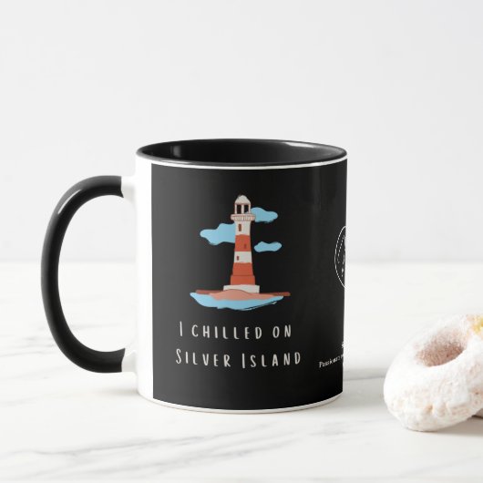 J'ai froid sur Silver Island Mug (Avec donut)