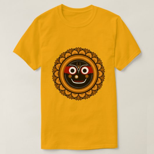 Jai Jagannath - Krishna kunst T-shirt (Design voorkant)
