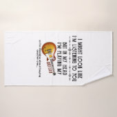 J'Ai L'Air De Vous Écouter Jouer À La Guitare (Serviette de bain)