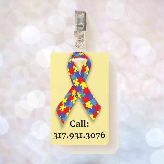 J'Ai L'Autisme Parfois Je M'EXÉCUTE - ID Badge App