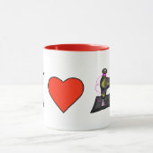 J'ai le coeur coudre de la Mug (Centre)