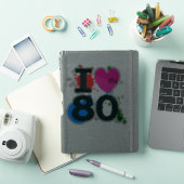 J'ai le coeur du Sticker des années 80 (Couverture iPad)