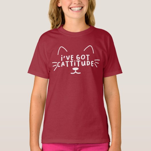 J'ai le T-shirt Cattitude (Devant)