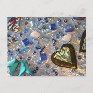 J'ai les cartes postales blues