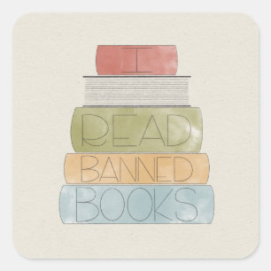 J'Ai Lu Banned Books Sticker