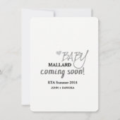 J'Ai Mangé La Faire-part De Grossesse Des Graines  (Dos)