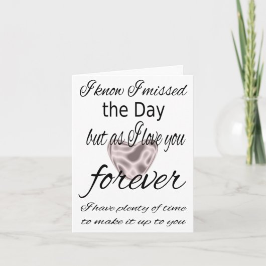 J'ai manqué la carte du jour (Devant)