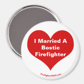 J'Ai Marié Un Aimant Bostic Firefighter (Recto/Verso)
