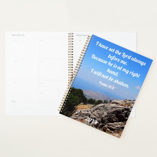 J'Ai Mis Le Seigneur Devant Moi Psaume Bible Verse (Devant avec enveloppe)