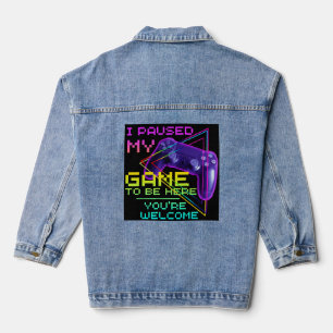 J'AI MIS MON JEUX EN PAUSE POUR ÊTRE ICI DE RIEN