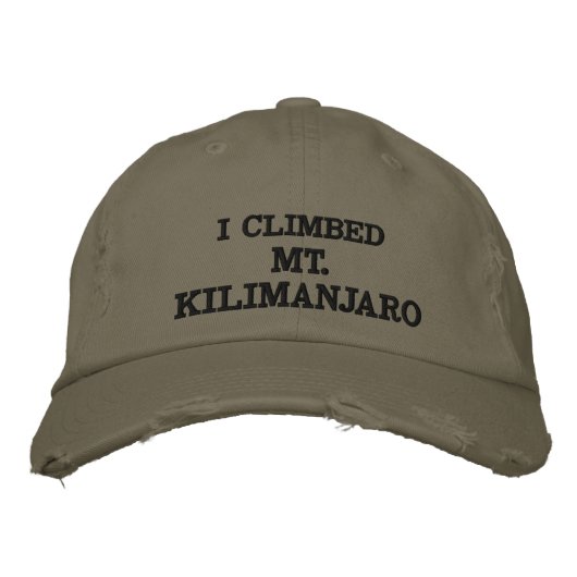 J'Ai Monté Le Mont Kilimandjaro Casquette en détre (Devant)