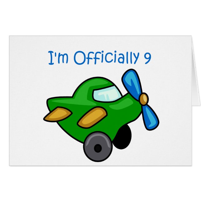J'ai officiellement 9 ans, Jet Plane (Devant horizontal)