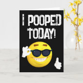 J'AI PASSÉ AUJOURD'HUI ! CARTE D'ANNIVERSAIRE DE G (Fleur jaune)