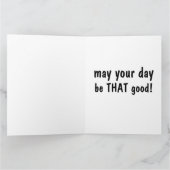 J'AI PASSÉ AUJOURD'HUI ! CARTES D'ANNIVERSAIRE AMU (Intérieur)