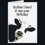 J'ai pensé que c'était votre frère d'anniversaire<br><div class="desc">J'ai cru que c'était votre Humour de vache fun Brother anniversaire et espère qu'il vous met dans une bonne humeur.   Drôle humour d'anniversaire animal avec un troupeau de vaches.   Bonne carte pour quelqu'un avec un sens de l'humour ou un agriculteur</div>