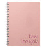 J'Ai Pensées Simple Journal (Devant)