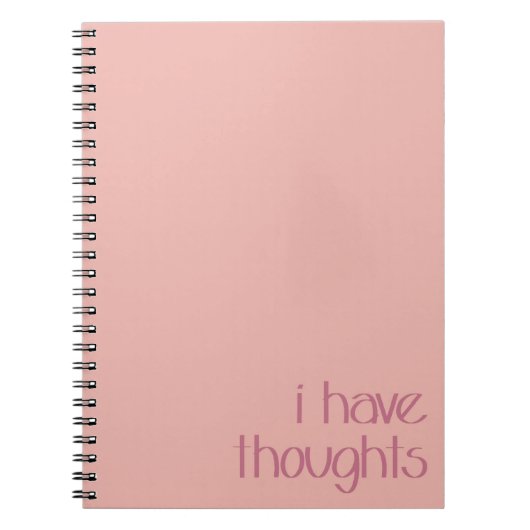 J'Ai Pensées Simple Journal (Devant)