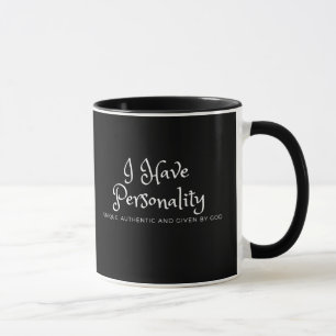 J'Ai Personnalité Mug Noir