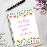 J'Ai Posé Toutes Mes Soins Sur Dieu Mignon Planifi<br><div class="desc">Jolie aquarelle florale Christian Planner. Restez organisé et fidèle avec notre planificateur chrétien - Conception inspirée de la Bible,  réfléchie,  Idéal pour les Dévotionnistes quotidiens. Planifiez vos journées avec la direction de Dieu. Commandez aujourd'hui !</div>