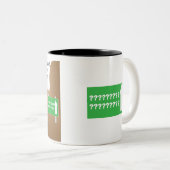 J'ai pris la route moins voyagé Mug (Devant droit)