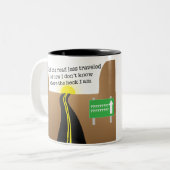 J'ai pris la route moins voyagé Mug (Devant gauche)