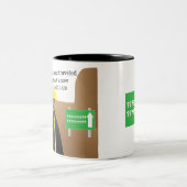 J'ai pris la route moins voyagé Mug (Centre)