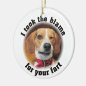 J'ai pris le blâme pour votre ornement de Noël de (Gauche)