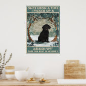 J'ai pris une affiche de chiot du labrador (Cuisine)